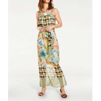 Chiffon-Maxikleid, bunt