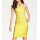 Designer-Jacquardkleid, gelb