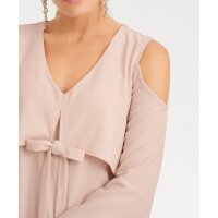 Blouse with cut-outs, rosé