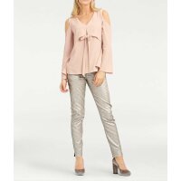 Blouse with cut-outs, rosé