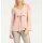 Blouse with cut-outs, rosé