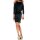 Kleid m. Ketten, schwarz