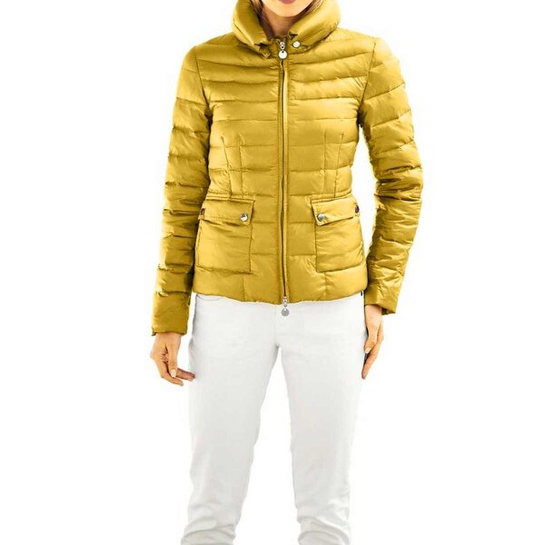 Down jacket, curry