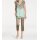 Designer-Blusenshirt, taupe-mint