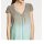 Designer-Blusenshirt, taupe-mint