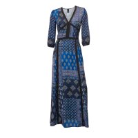 Maxi dress, blue-multicolour