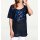Designer-Paillettenpullover, nachtblau