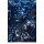 Designer-Paillettenpullover, nachtblau