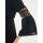 Designer-Volantkleid, schwarz