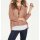 Designer-Pullover, terracotta