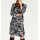 Print dress, black-multicolour