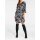Print dress, black-multicolour