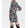 Print dress, black-multicolour