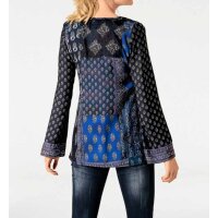 Print tunic, blue