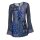 Print tunic, blue
