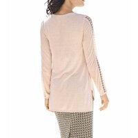 Designer-Pullover m. Spitze, sand