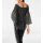 Carmen blouse, black-ecru
