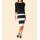 Pencil skirt, black-offwhite