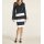 Pencil skirt, black-offwhite
