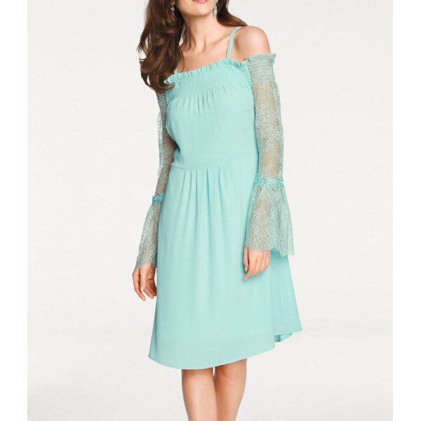 Designer-Carmenkleid, mint