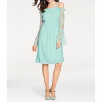 Designer-Carmenkleid, mint