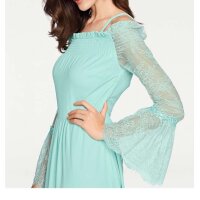 Designer-Carmenkleid, mint