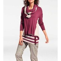 3-Teiler, mauve-sand