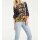 Druckbluse, bunt