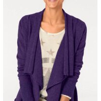 Kaschmir-Strickjacke, lila