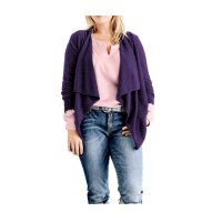 Kaschmir-Strickjacke, lila