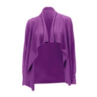 Kaschmir-Strickjacke, cyclam