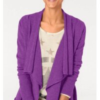 Kaschmir-Strickjacke, cyclam
