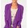 Kaschmir-Strickjacke, cyclam