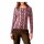 Printed cardigan, berry-beige