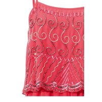 Designer-Cocktailkleid, koralle