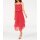 Designer-Cocktailkleid, koralle