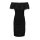 Designer-Carmenkleid m. Spitze, schwarz