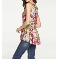 Designer-Schößchenbluse, bunt