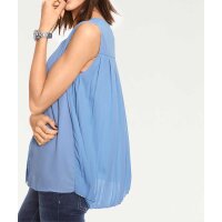 Blouse top, denim blue