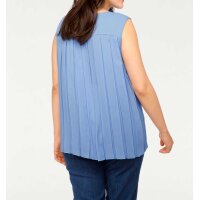 Blouse top, denim blue