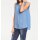 Blouse top, denim blue