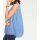 Blouse top, denim blue