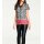 Designer-Druckbluse, weiß-schwarz-rot