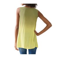 Blouse top, khaki-yellow