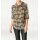 Designer-Druckshirt m. Schal, khaki