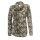 Designer-Druckshirt m. Schal, khaki