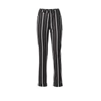 Streifenhose, schwarz-weiß