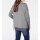 Designer-Rollkragenpullover, grau-melange