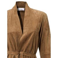 Designer-Lederjacke, cognac