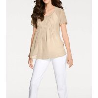 Designer-Blusenset, sand
